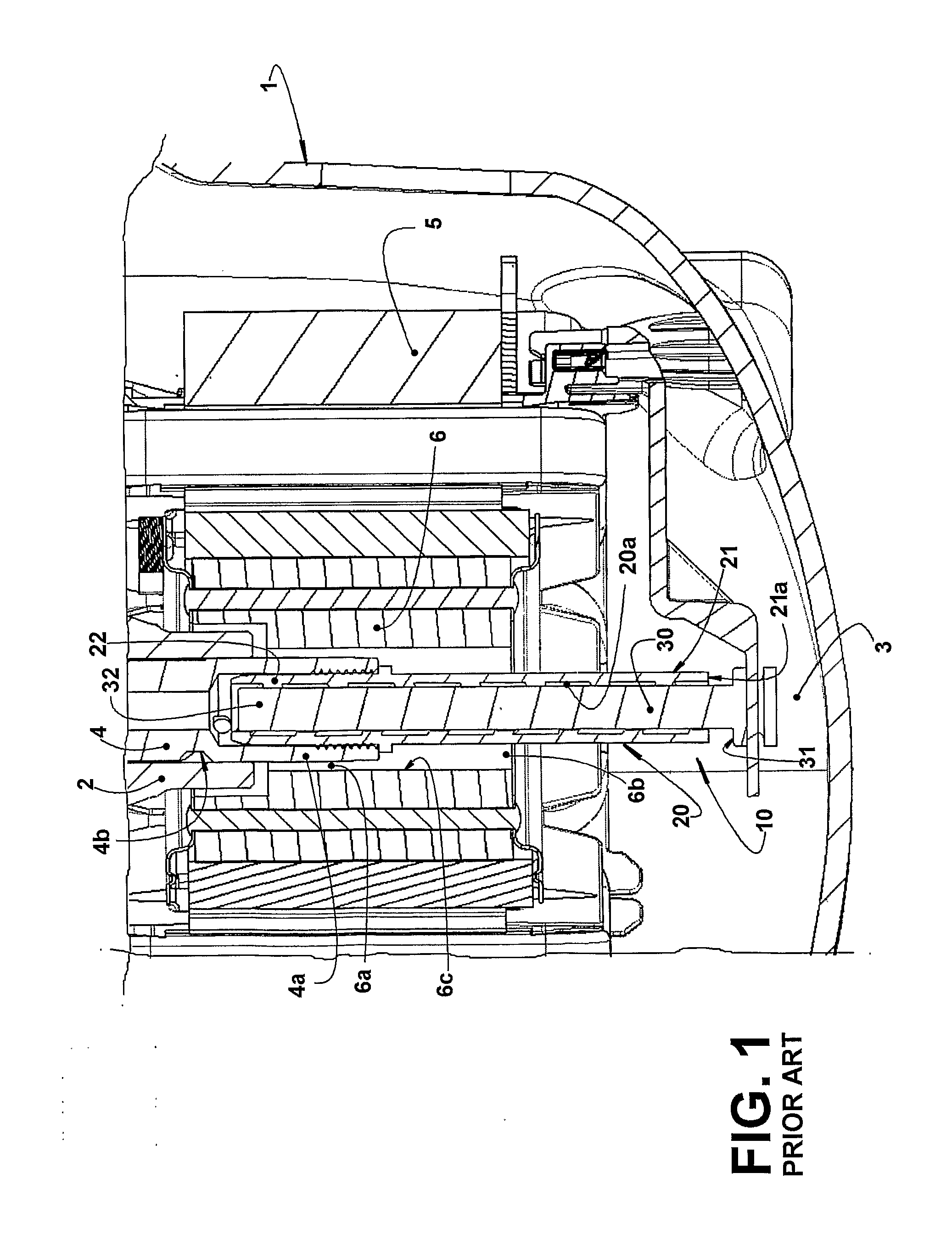 Fixation arrangement for an oil pump in a refrigeration compressor
