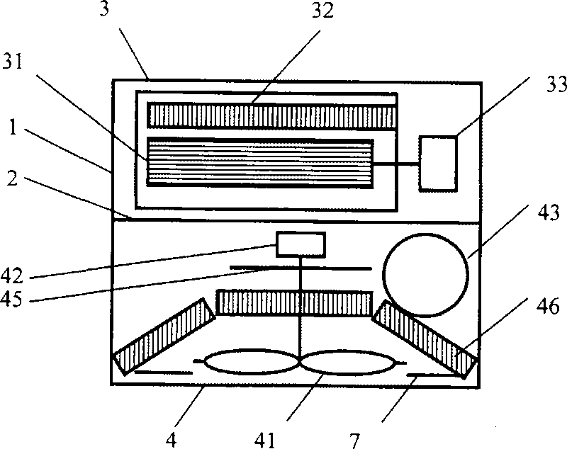Structure for arranging outdoor fan of window type air conditioner