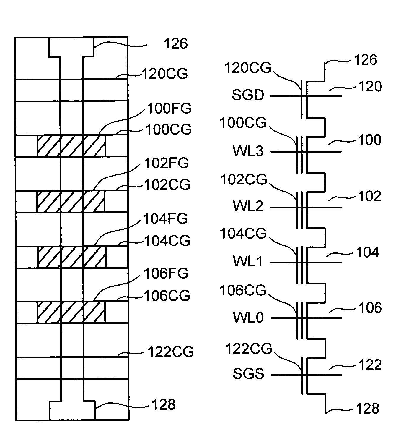 Reverse coupling effect with timing information for non-volatile memory