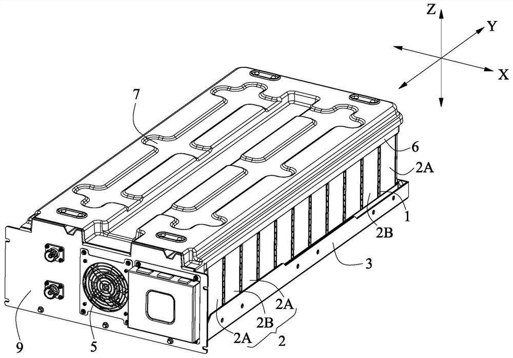 Temperature control assembly and battery pack