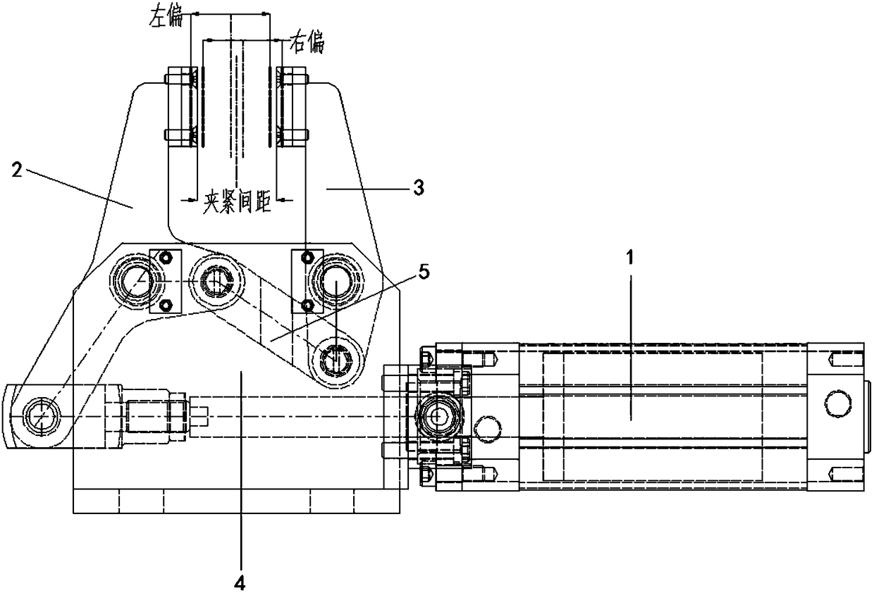 Tight clamping control device of air cylinder over-positioning