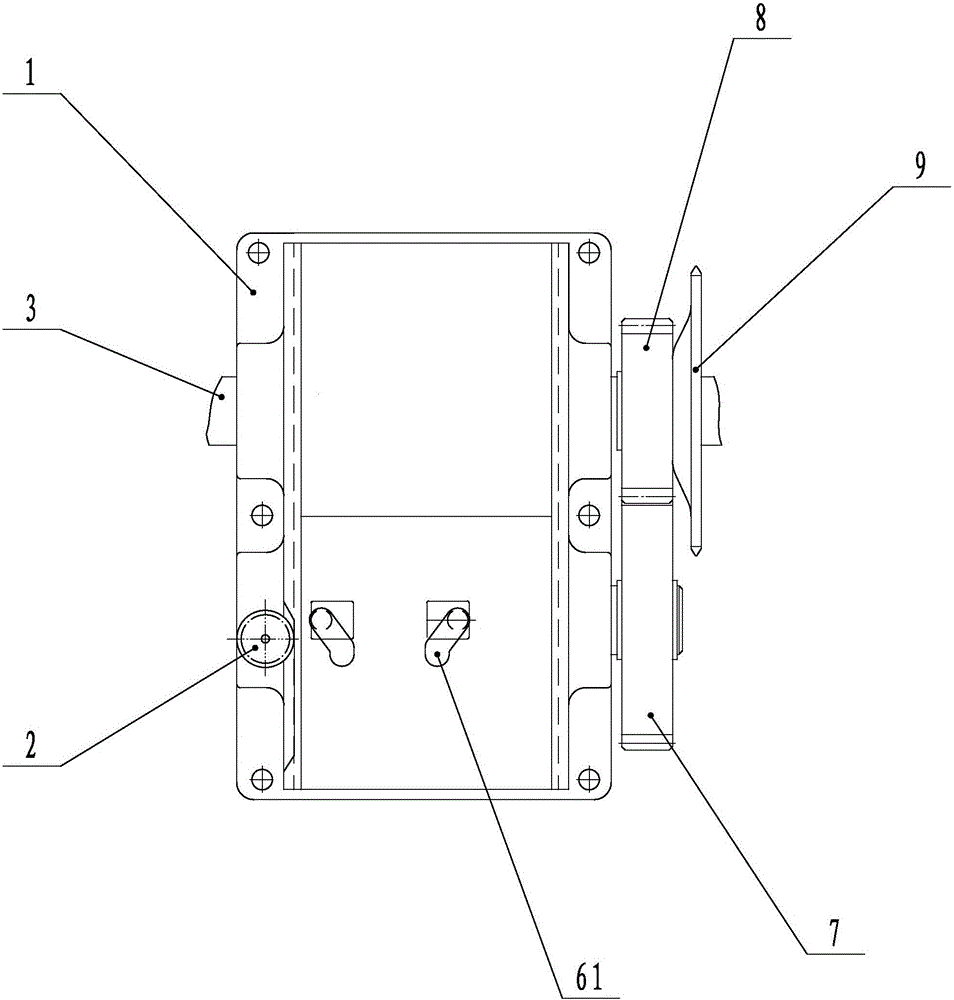 Bicycle intermediate shaft gearbox with line control and electric control double gear shifting manners