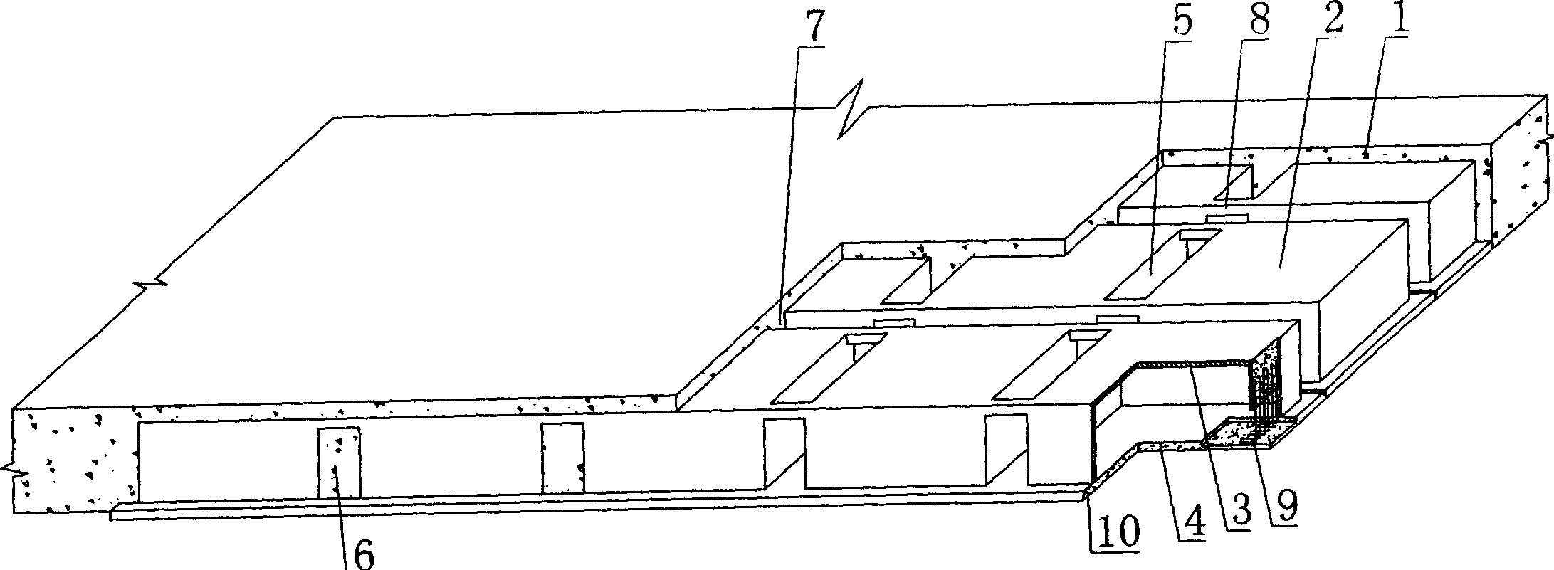 Reinforced concrete hollow slab