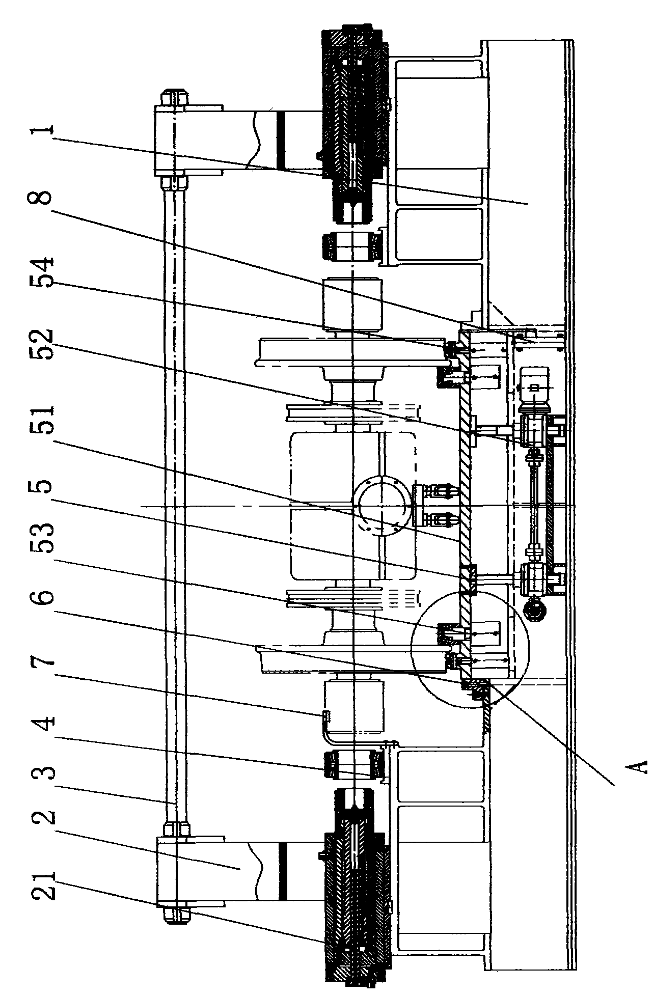 Railway full-automatic bearing press