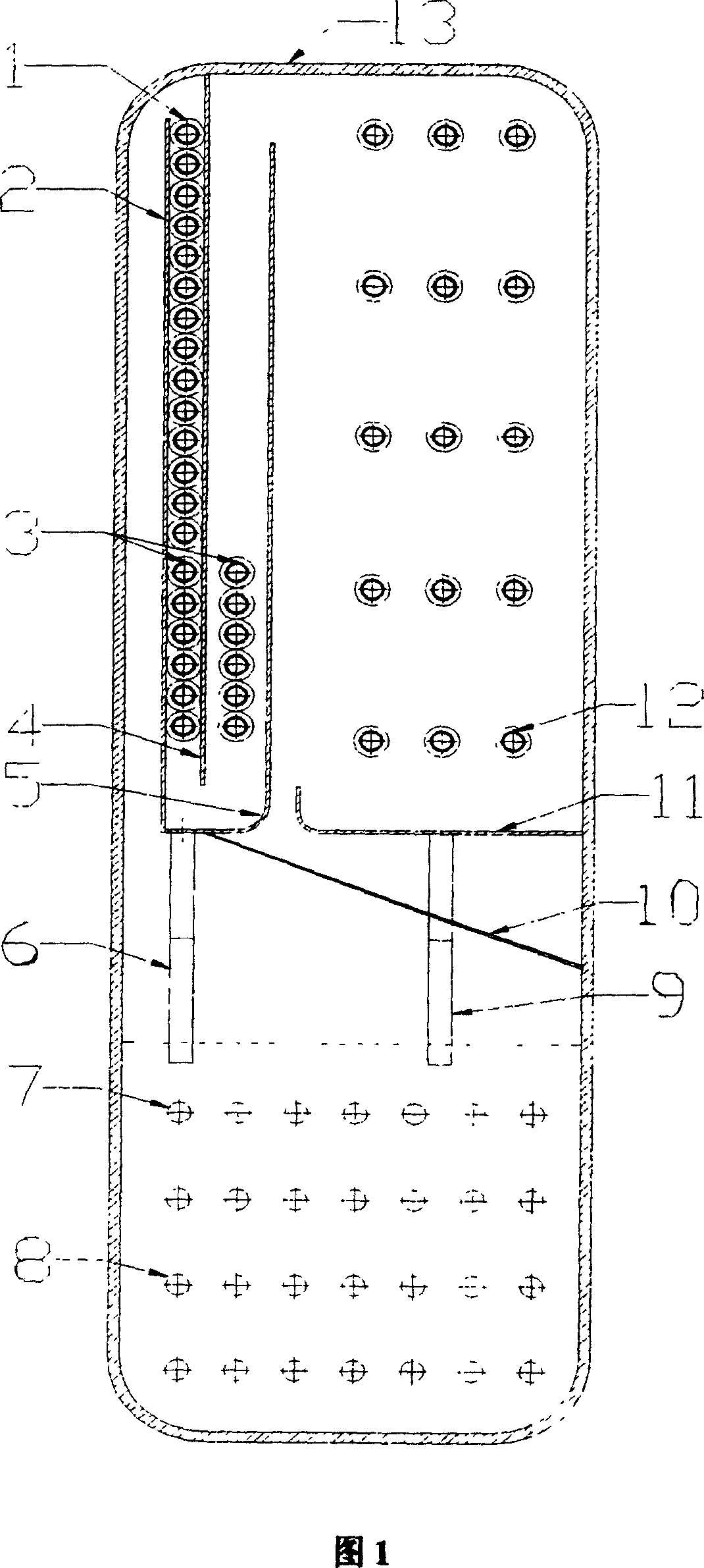 Heat management device of cold-heat-electricity supply system based on gas IC engine