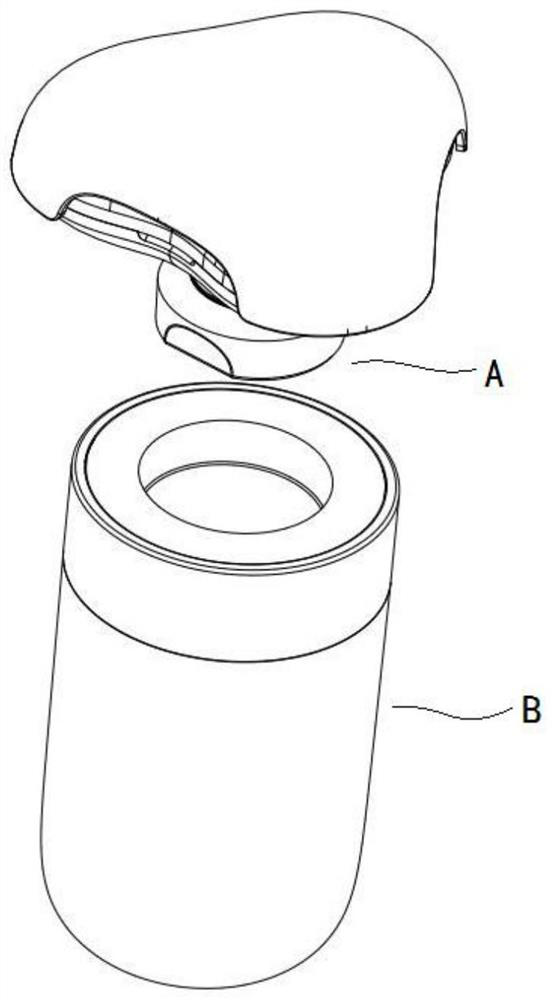 Electric shaver adopting magnetic attraction connection