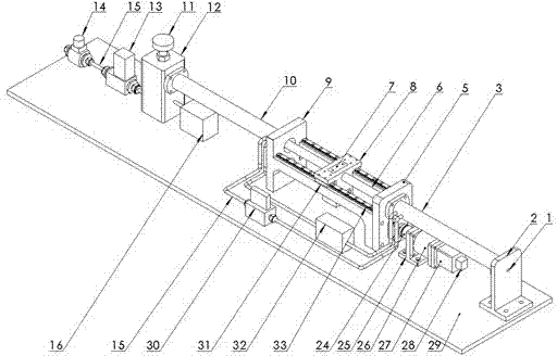Electrically driven symmetrical plunger type gas micro flow standard device