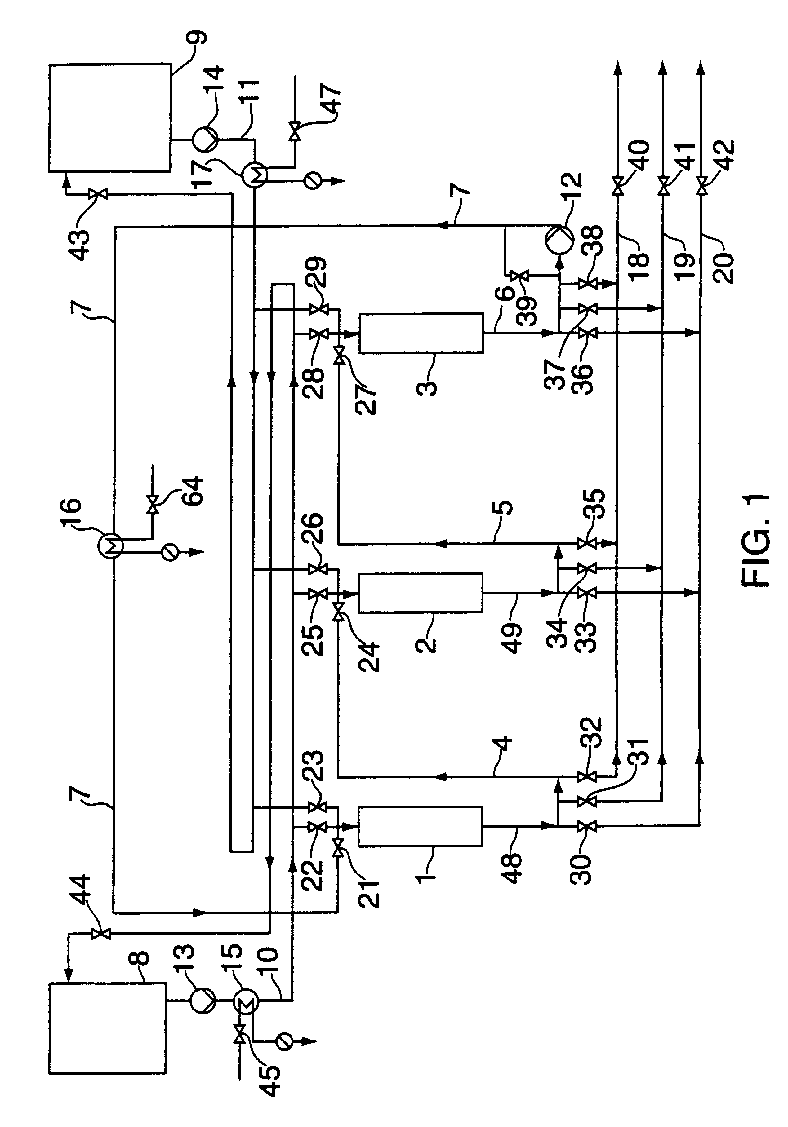 Fractionation method for sucrose-containing solutions