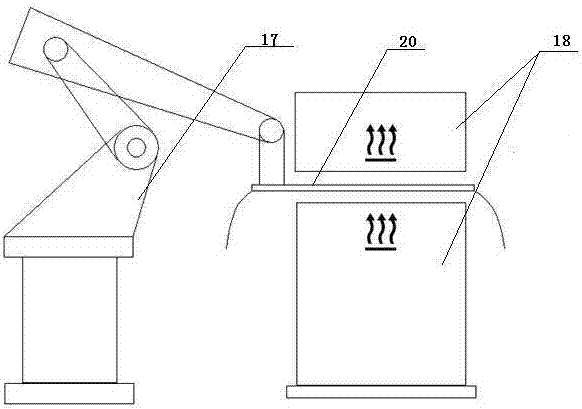 A stamping method and equipment for producing fiber-reinforced composite material preform