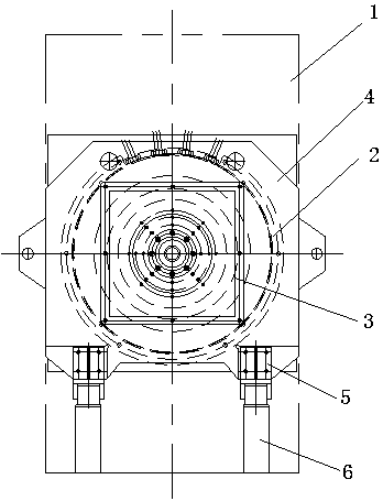 An application method of an automatic follow-up balance pressure ring drive device