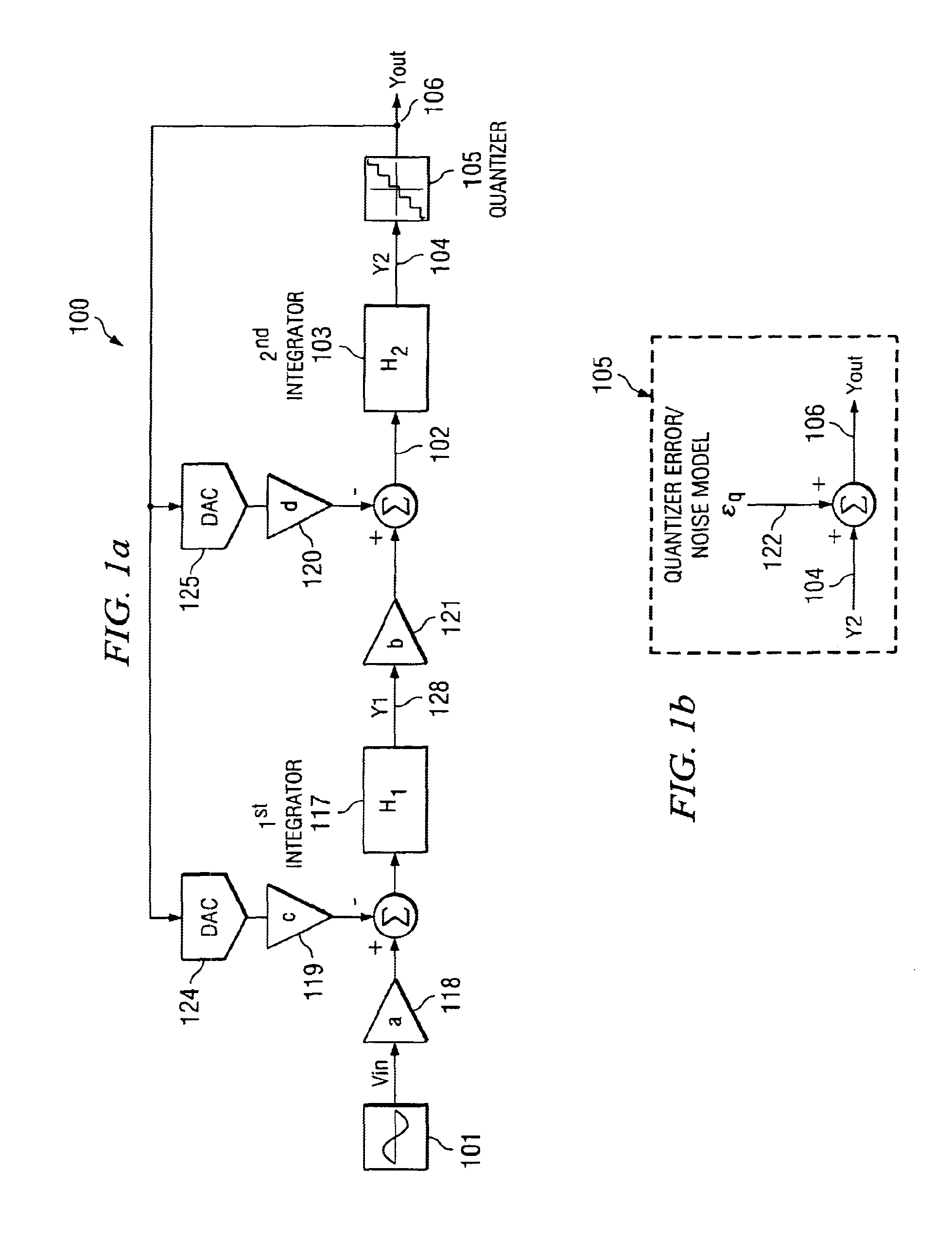 Method and circuit for reducing quantizer input/output swing in a sigma-delta modulator
