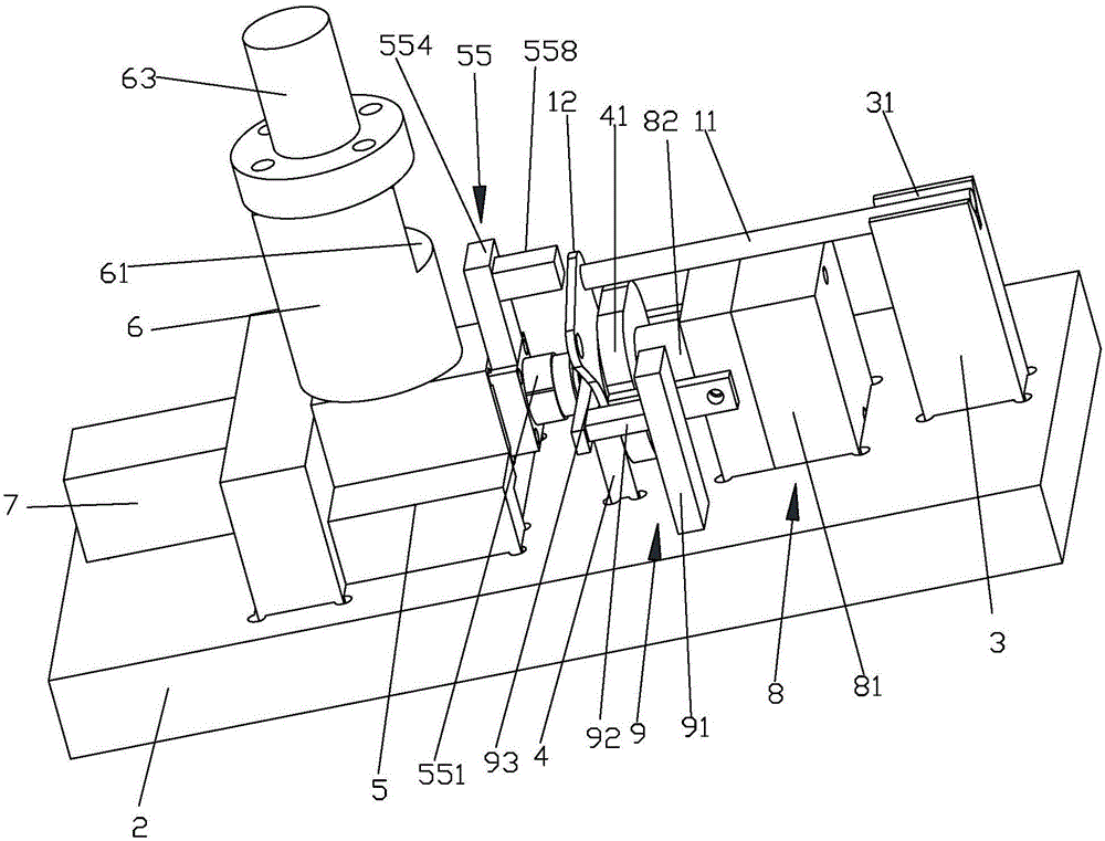 Efficient equipment for pressing bearing into rear axle