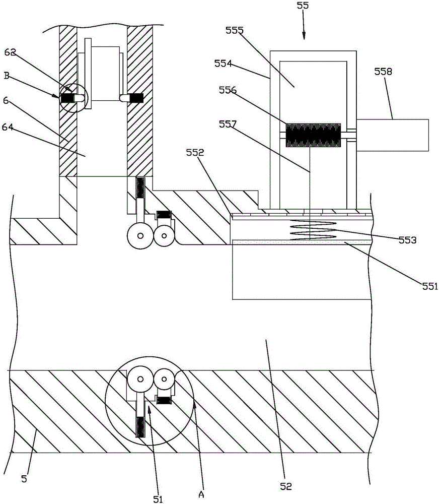 Efficient equipment for pressing bearing into rear axle