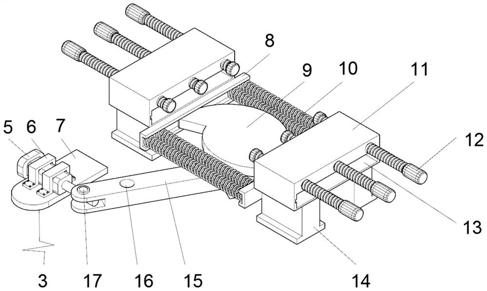 Limiting and fixing device used for transportation