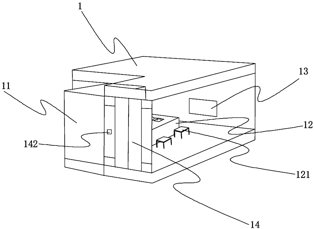 Shared tea space and application method thereof