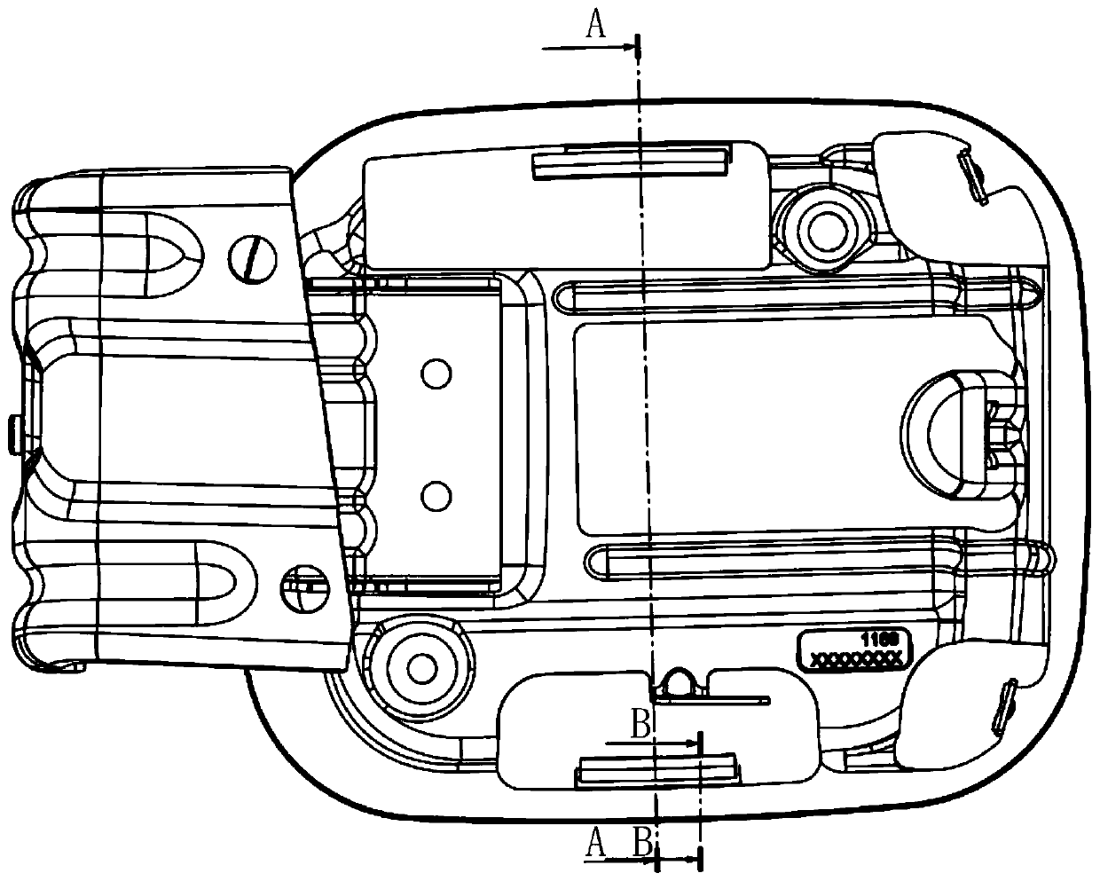 Quick-plug type automobile oil filling port box