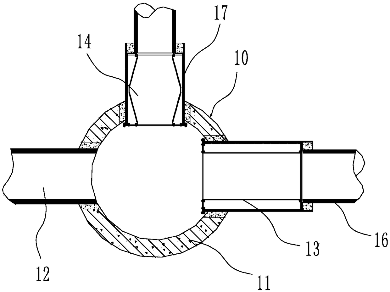 Anti-backward-flow method and system applied to drainage port