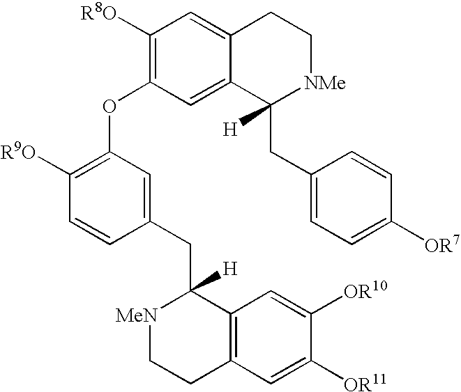 Benzylisoquinoline derivative- or bisbenzylisoquinoline derivative-containing psychotropic agent, analgesic and/or antiphlogistic, and health food