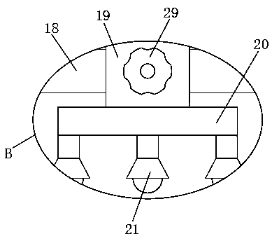 Foundation pit excavation model test device based on surface water penetration and using method