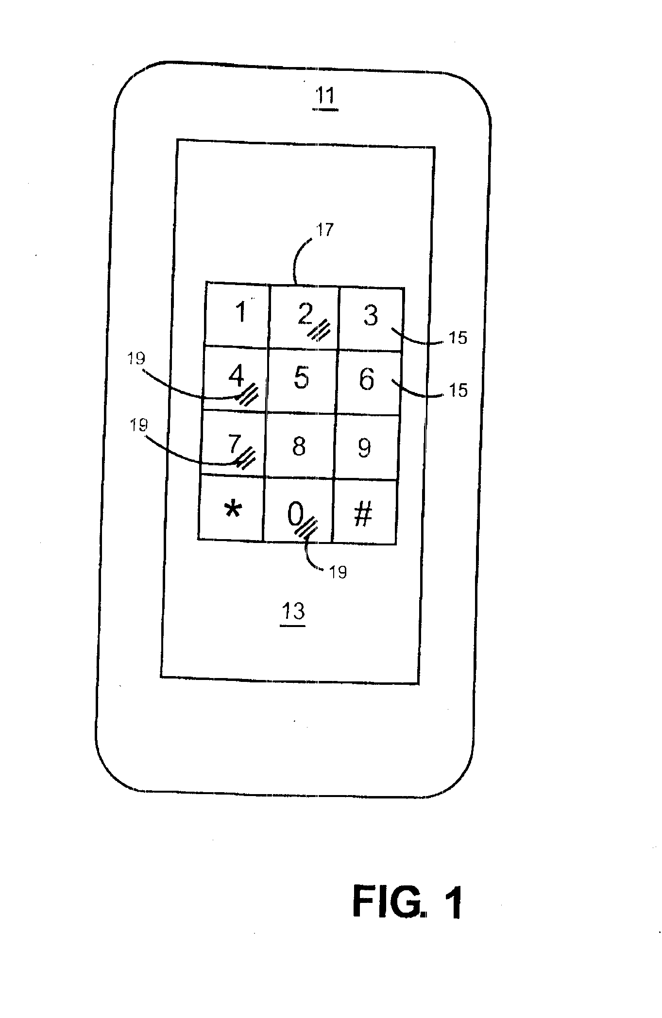 Preventing the detection and theft of user entry alphanumeric security codes on computer touch screen keypads