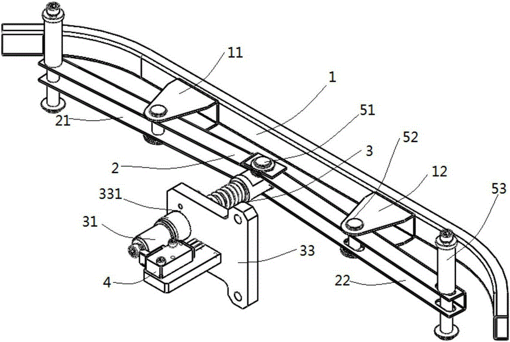 Multi-connecting-rod anti-collision mechanism and intelligent moving body