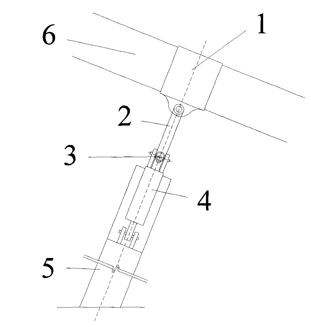 Lever-type gain device for damper