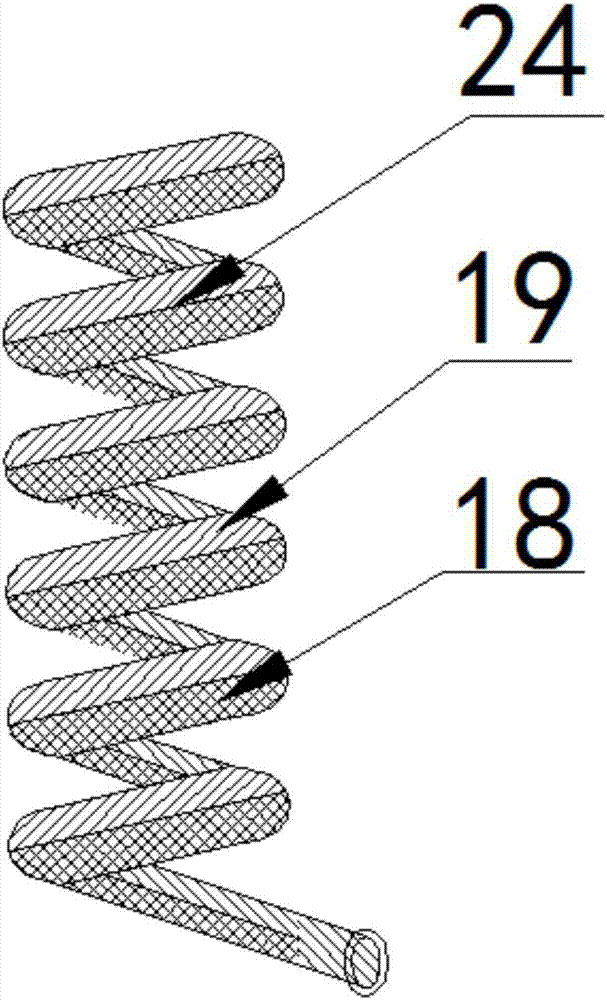 Dividing and spiral-screening cart