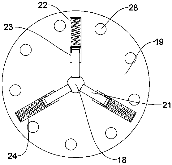 Lifting type shockproof well lid with deodorization function