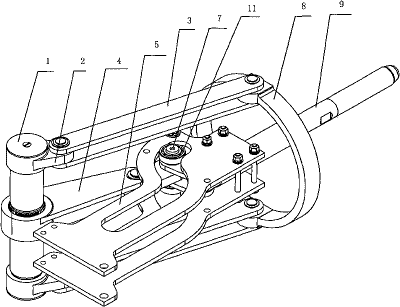 Variable-speed moving device of main contact and arc contact in arc extinguishing chamber