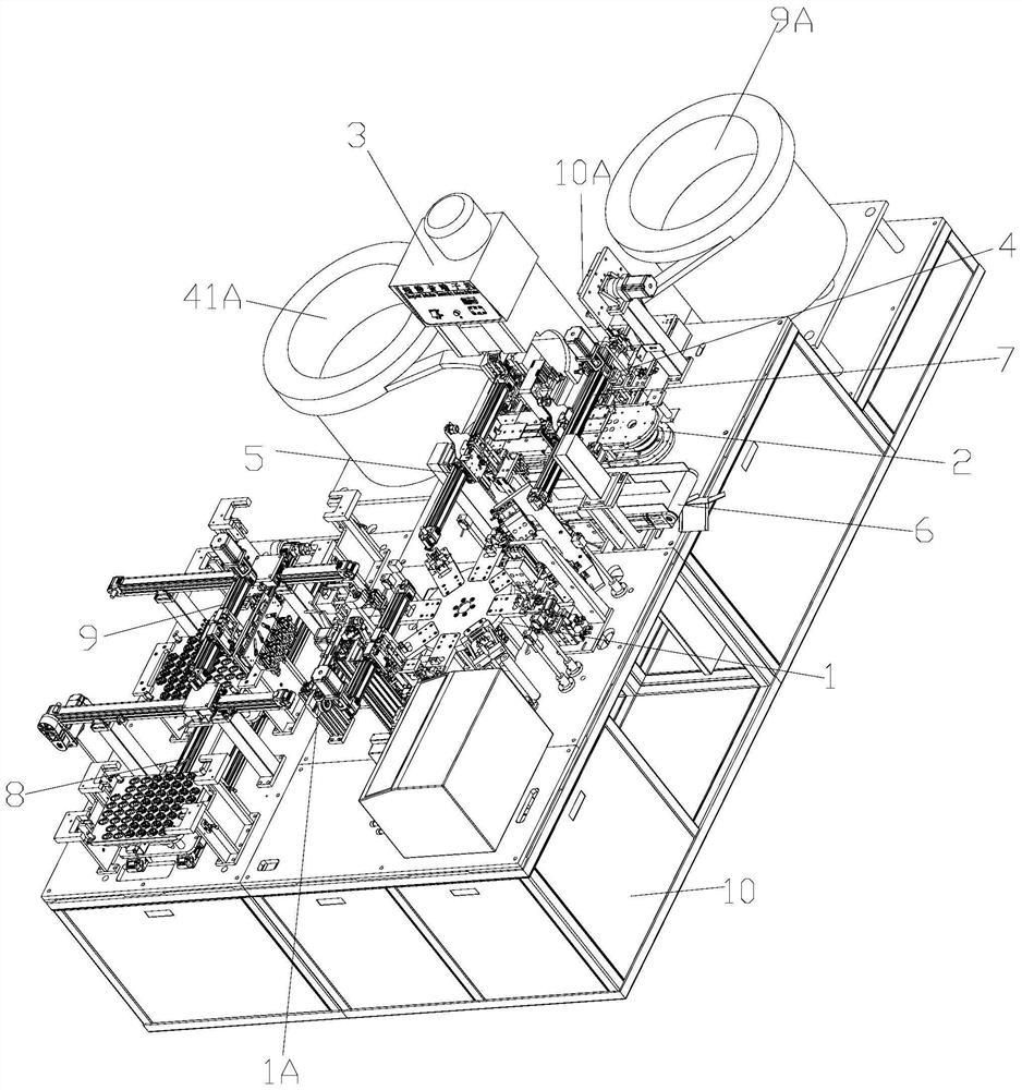 Full-automatic heating piece assembling equipment