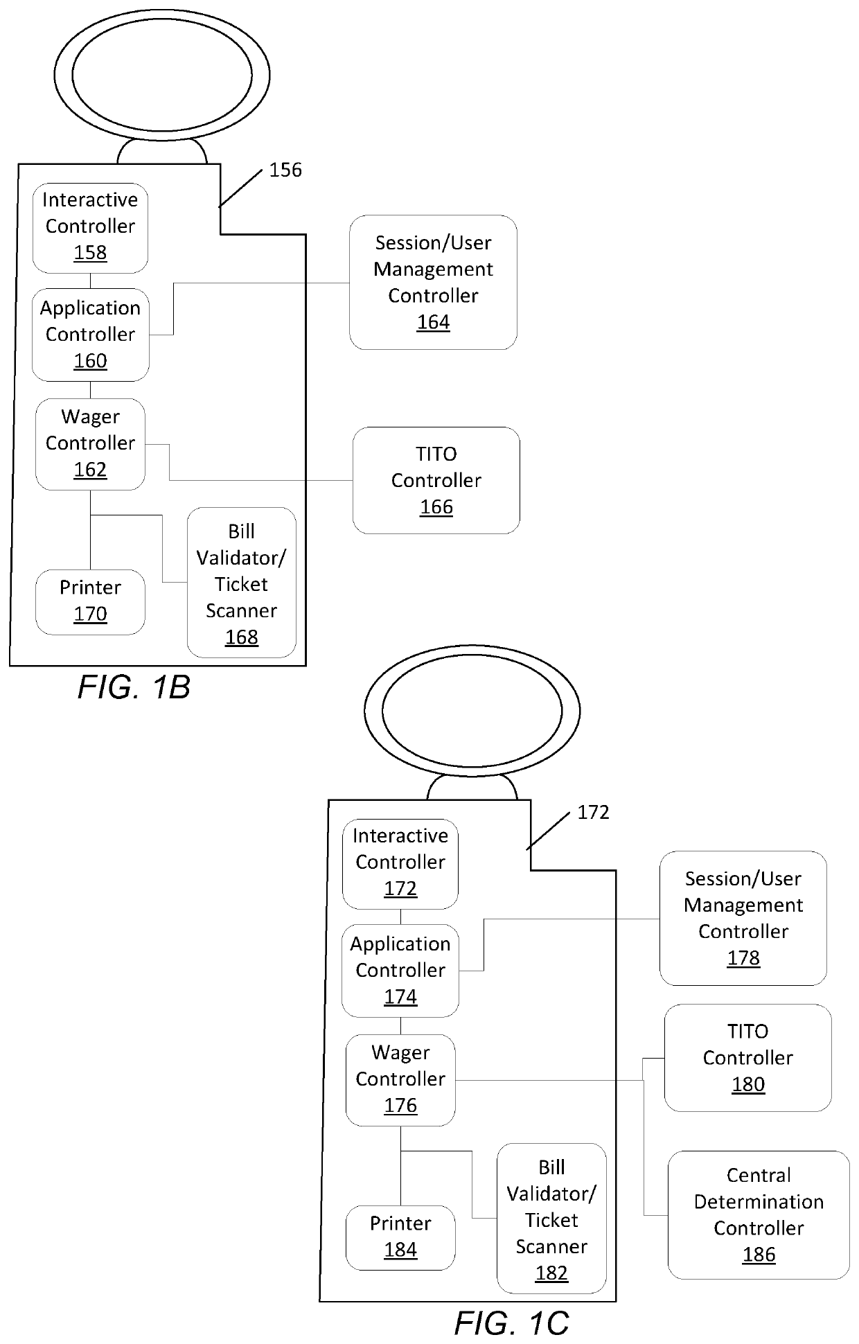 Interleaved wagering system with timed randomized variable