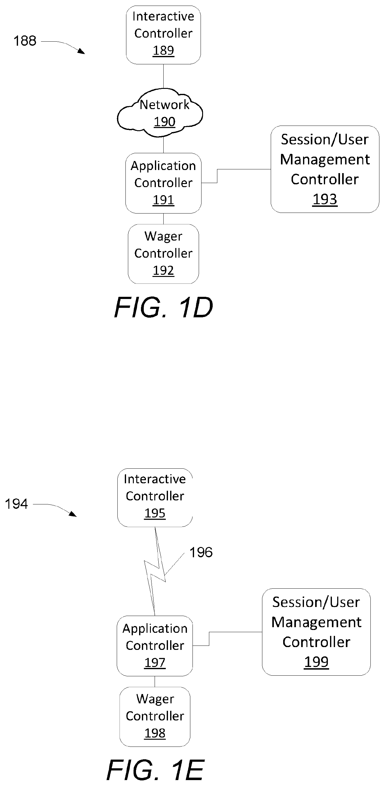 Interleaved wagering system with timed randomized variable