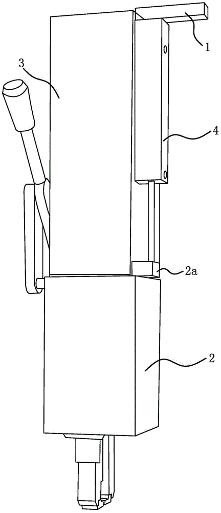 Tool bit lifting and clamping device and control strategy of diamond tool welding machine