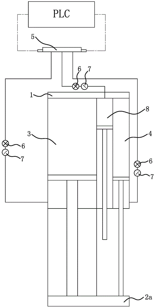 Tool bit lifting and clamping device and control strategy of diamond tool welding machine