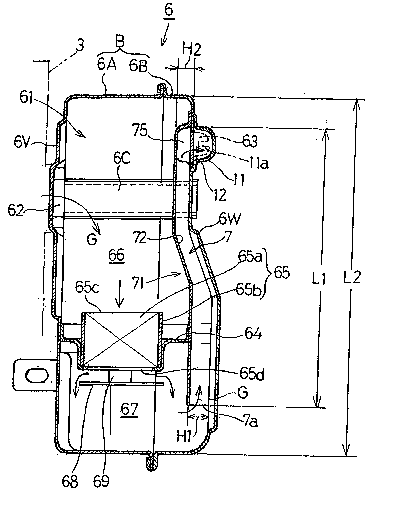 Muffler for compact combustion engines