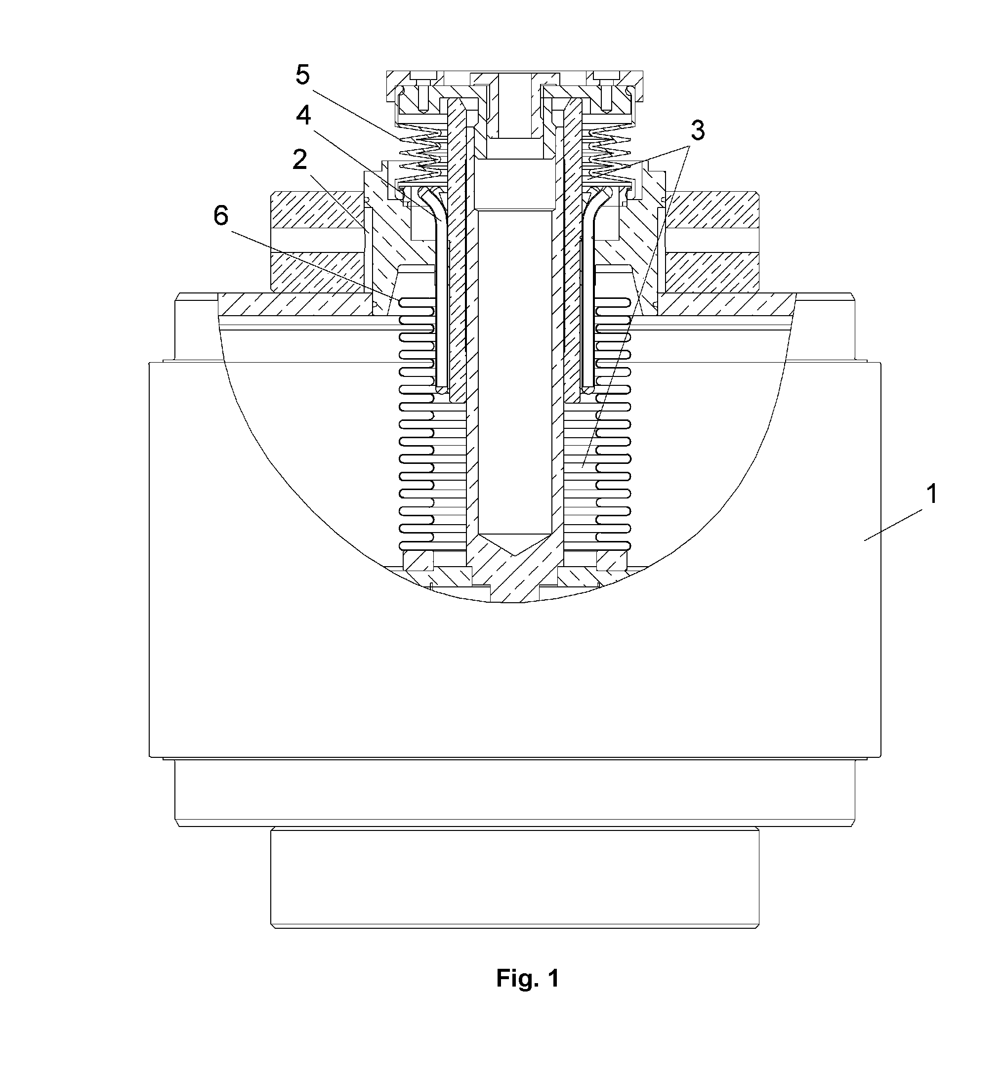Cooling system for a variable vacuum capacitor