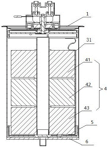 Self-healing parallel capacitor structure