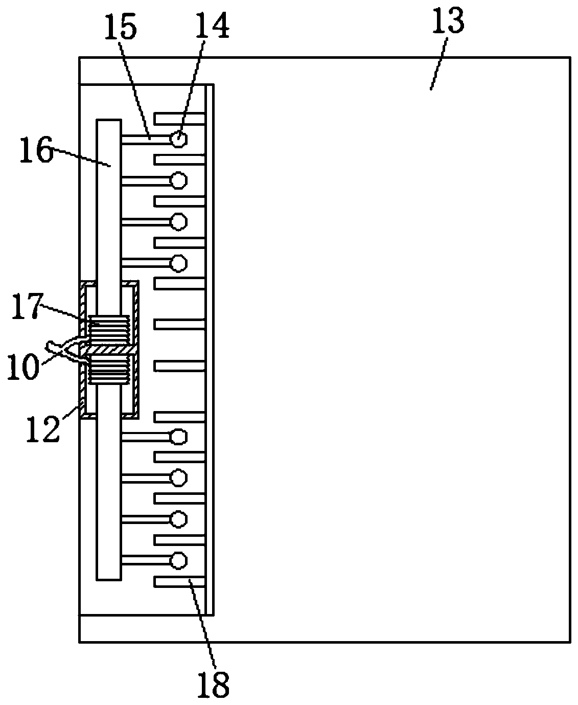 Defrosting device of air conditioner evaporator