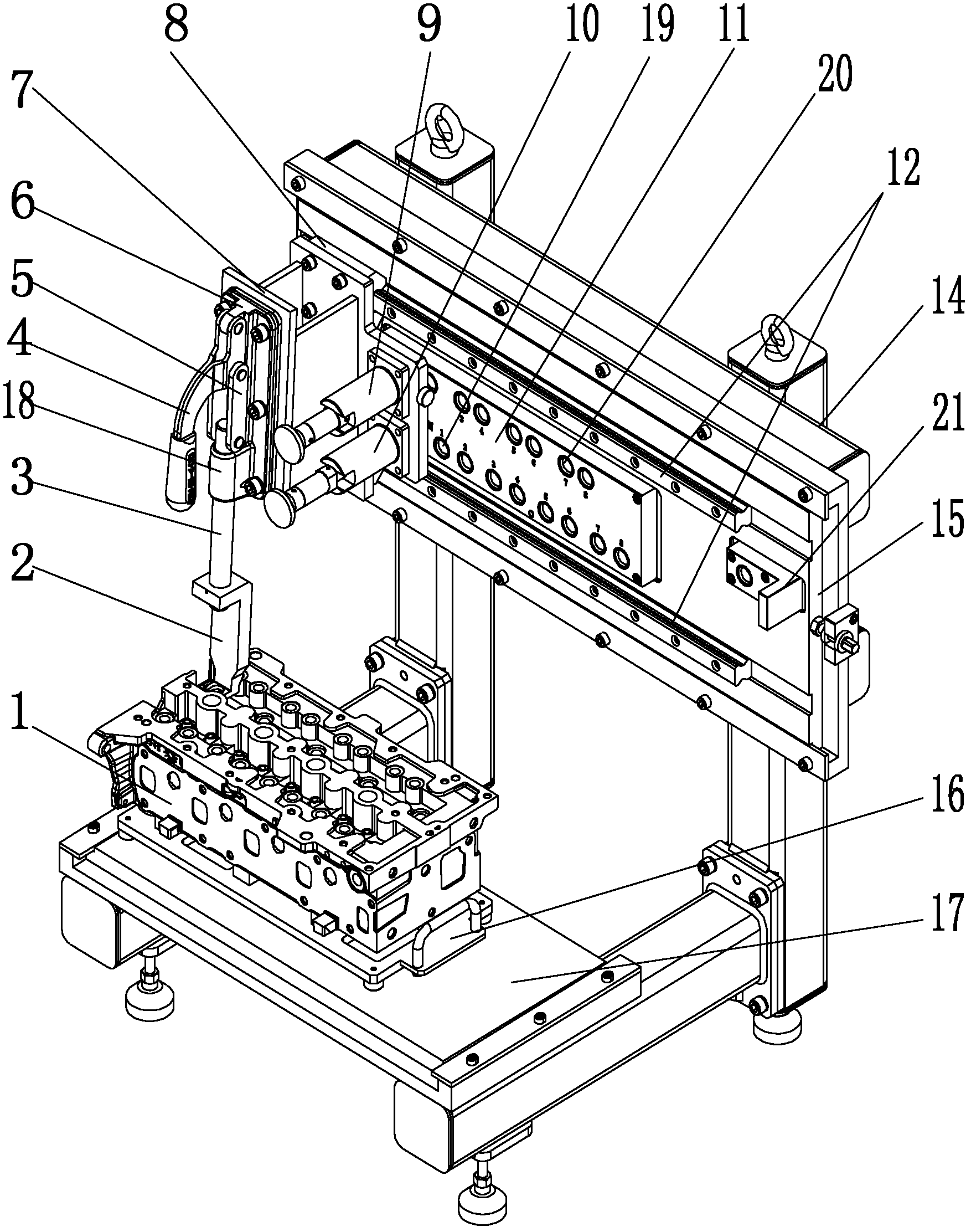 Assembly tooling for diesel engine valve collet