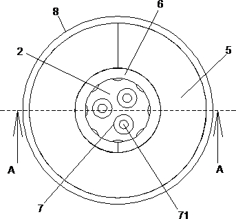 Connector structure of cable