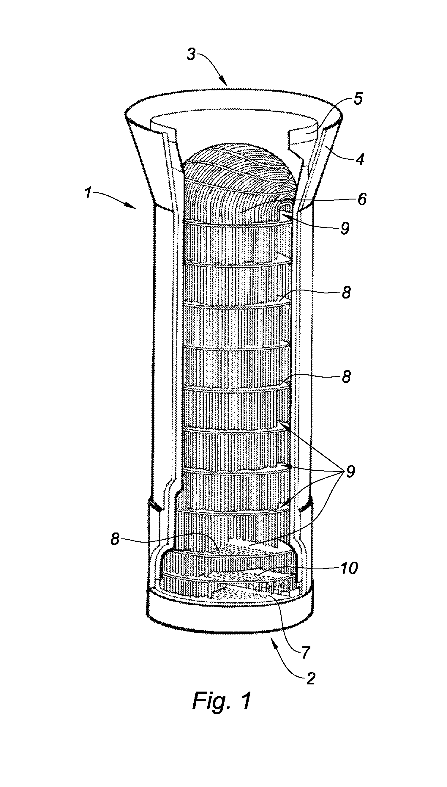 Device for inspecting a steam generator
