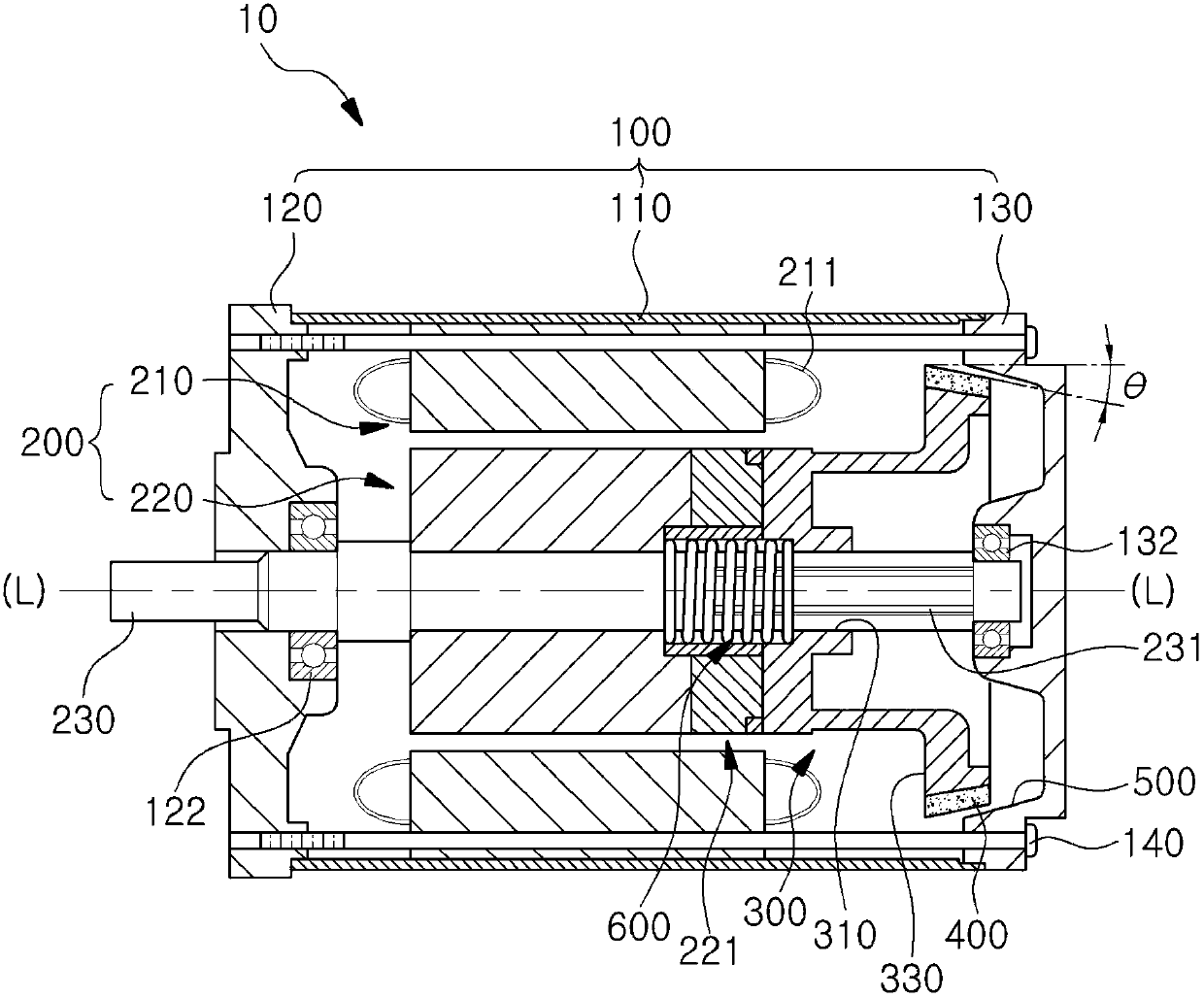 Electric brake motor