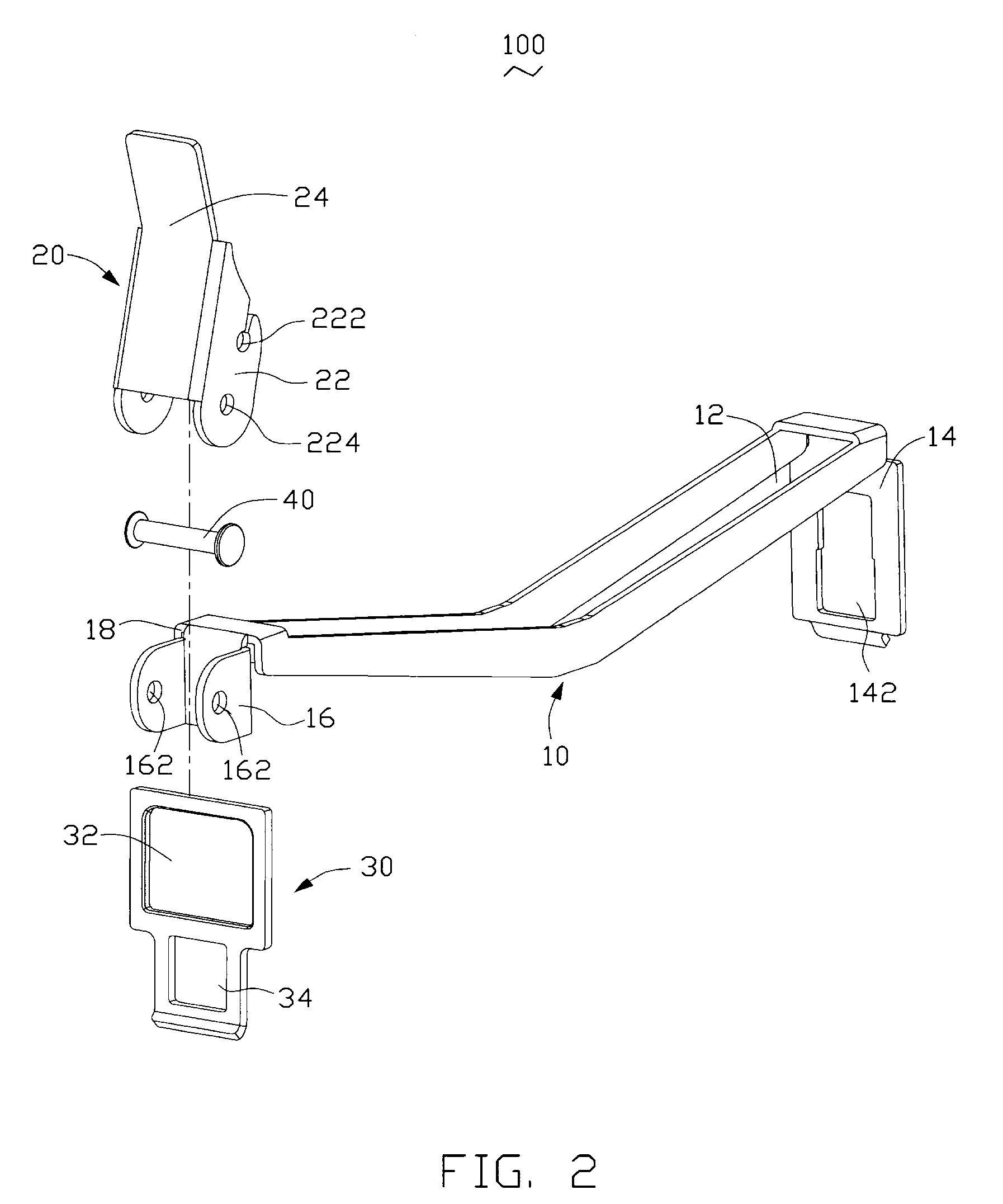 Heat sink clip and assembly