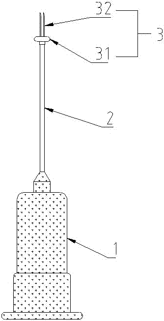 Minimally invasive anesthesia needle