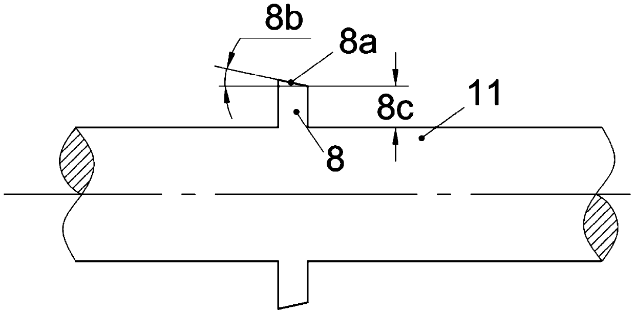 A high pressure resistant low hysteresis brush seal structure with nozzles on the front baffle