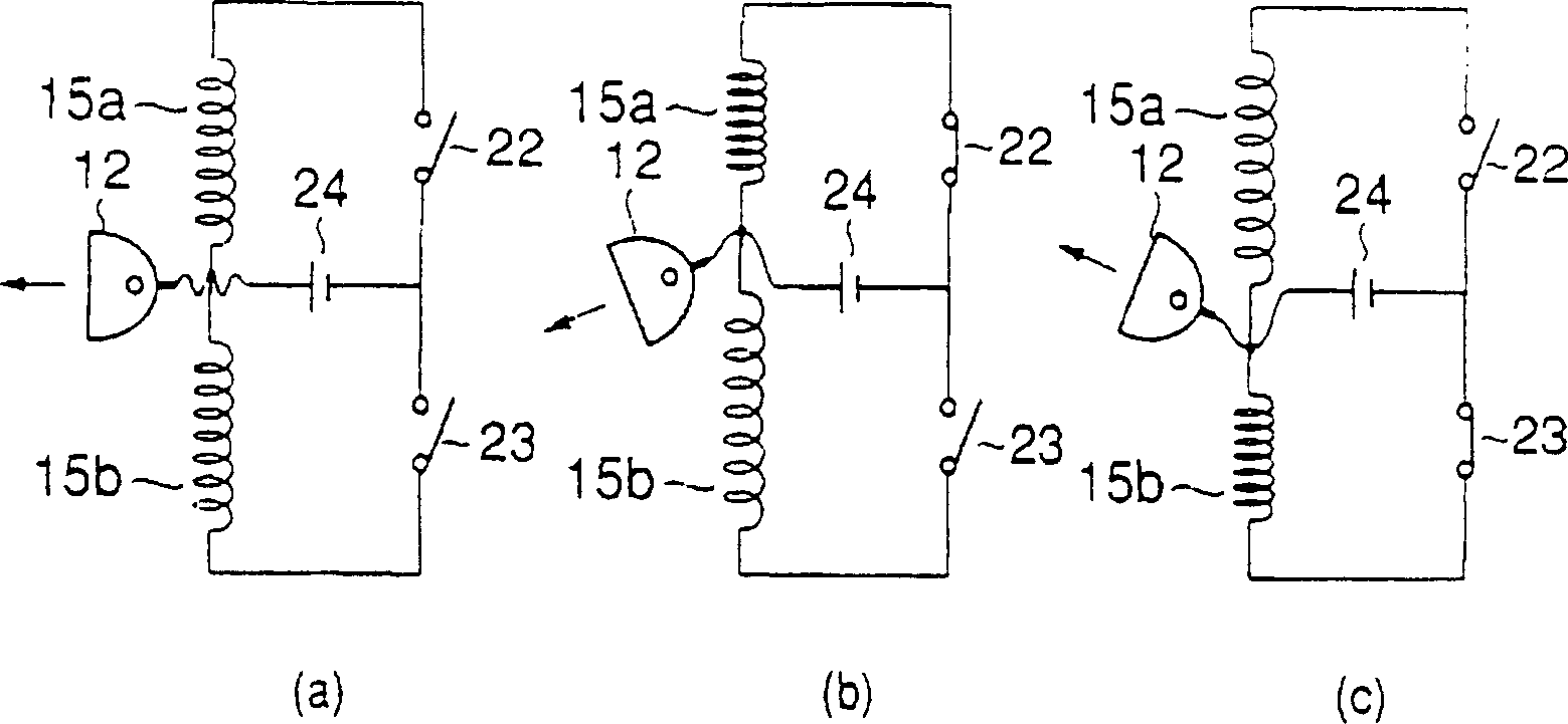 Flash device, camera with said flash device and control method for said camera