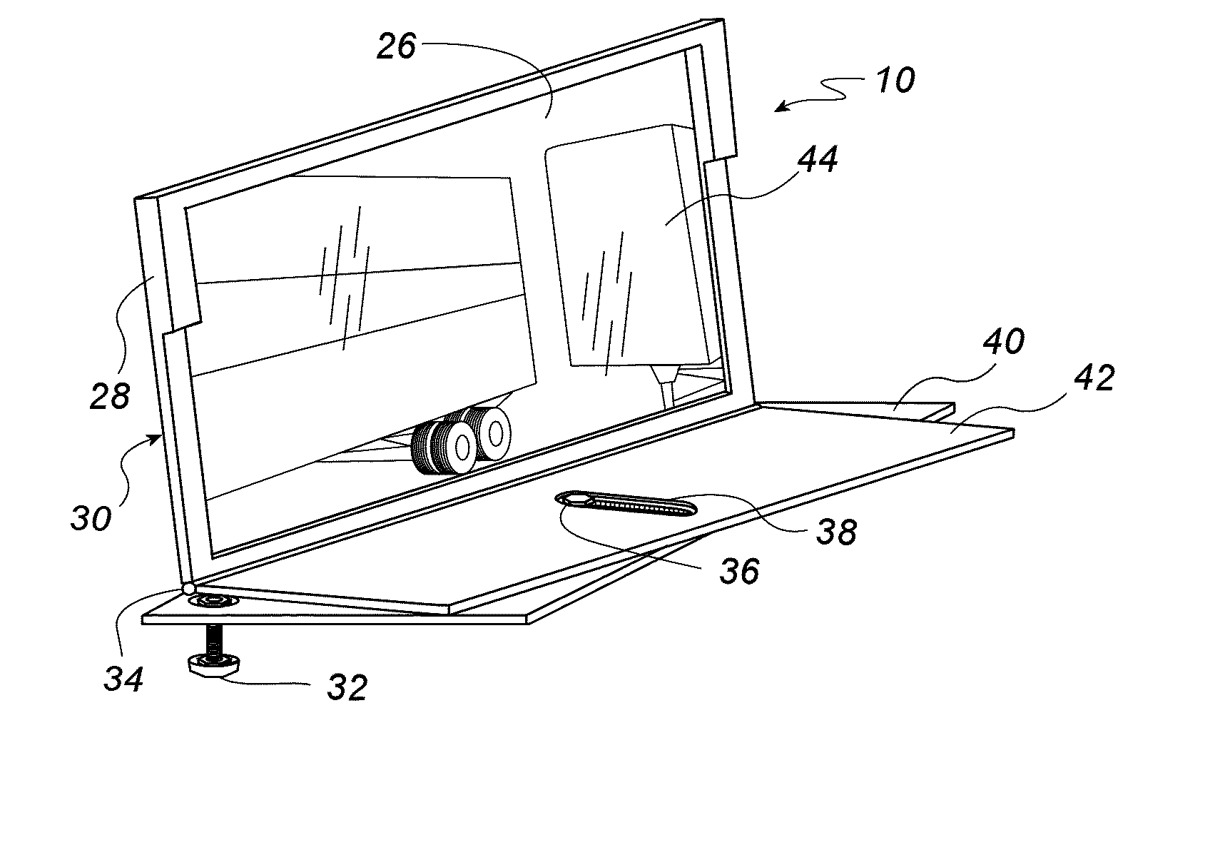 Portable Wide-View Mirror for Blind-Side Backing of a Semi-Tractor Trailer