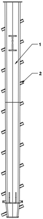 Anti-deposition low-resistance rake frame