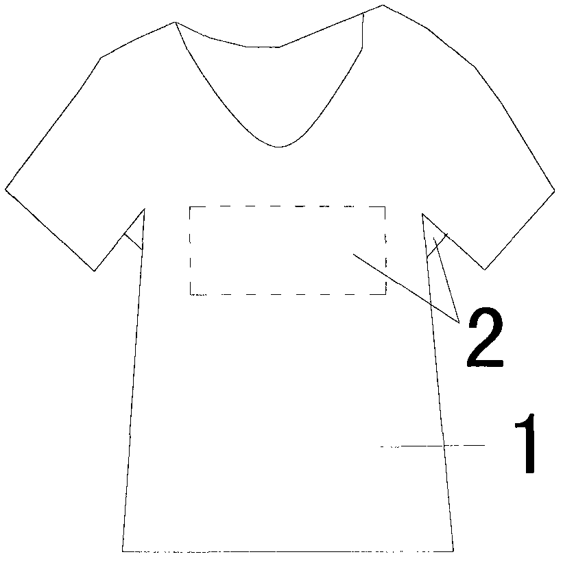 Sweat-absorbing T-shirt with crease-resist function
