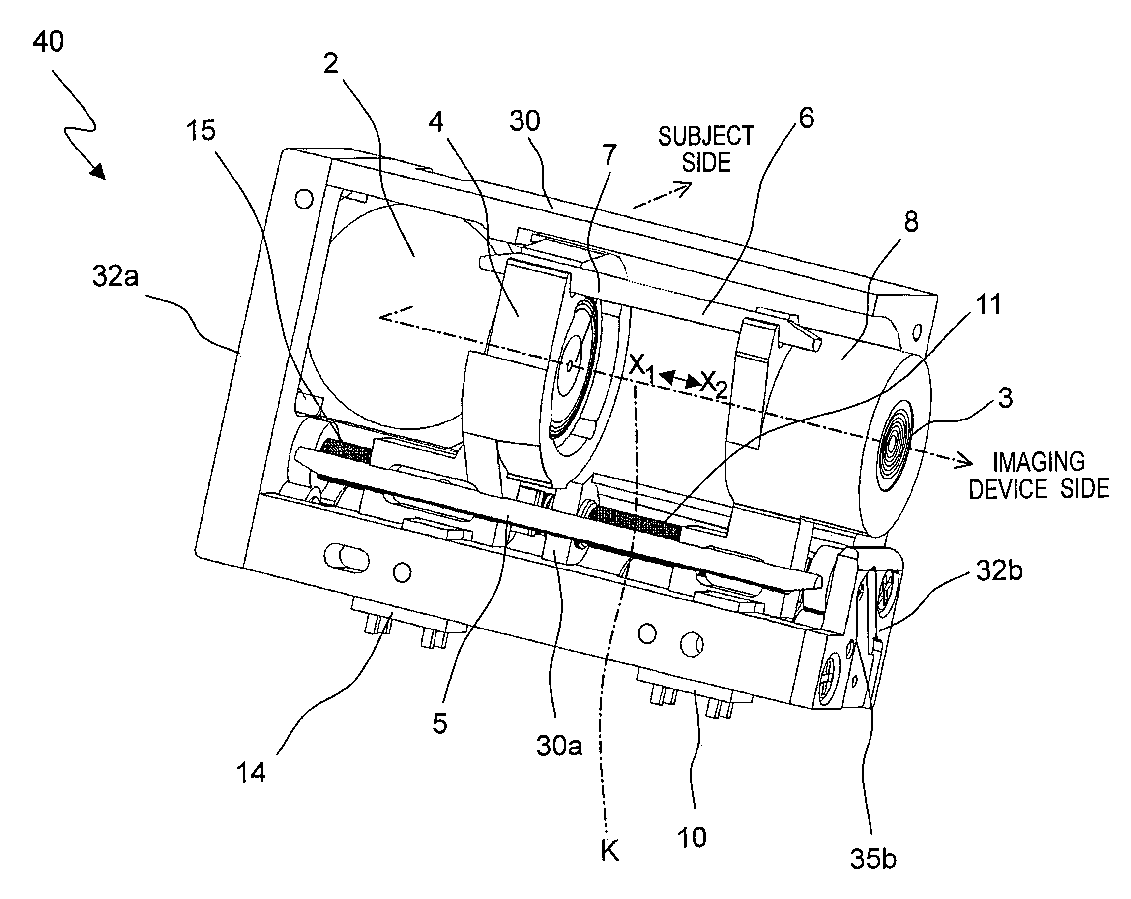 Lens actuating device, camera module and portable electronic equipment